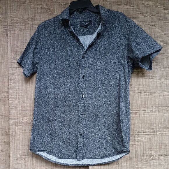 PacSun Black Casual Button Down Shirt - Picture 1 of 5